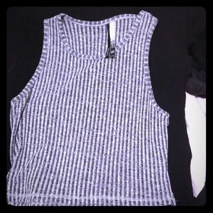 Kenzie ribbed cropped tank